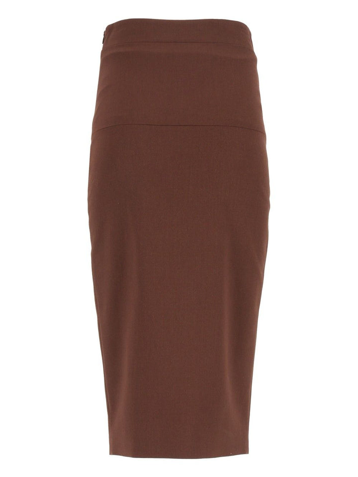 Federica Tosi Midi Skirt Skirts - Brown | 61e7730665cdb801dc5762d0deca301aa72efac1