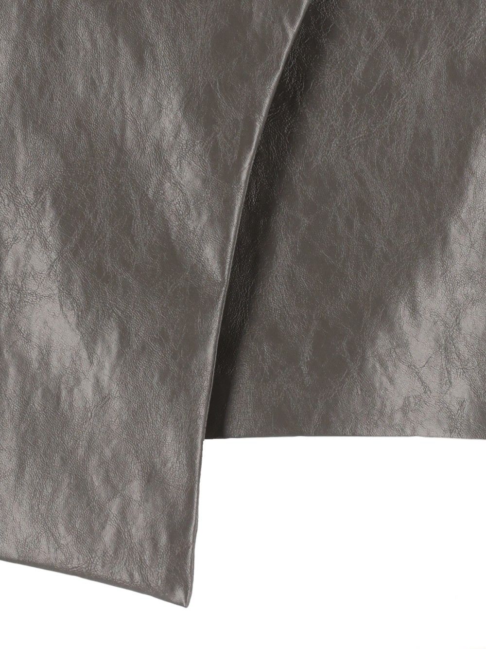 Federica Tosi Minigonna Asimmetrica Pelle Metallo Skirts - Grey | 361a0cbbca68a38acfab9a232a26b9e3bed2b4b1