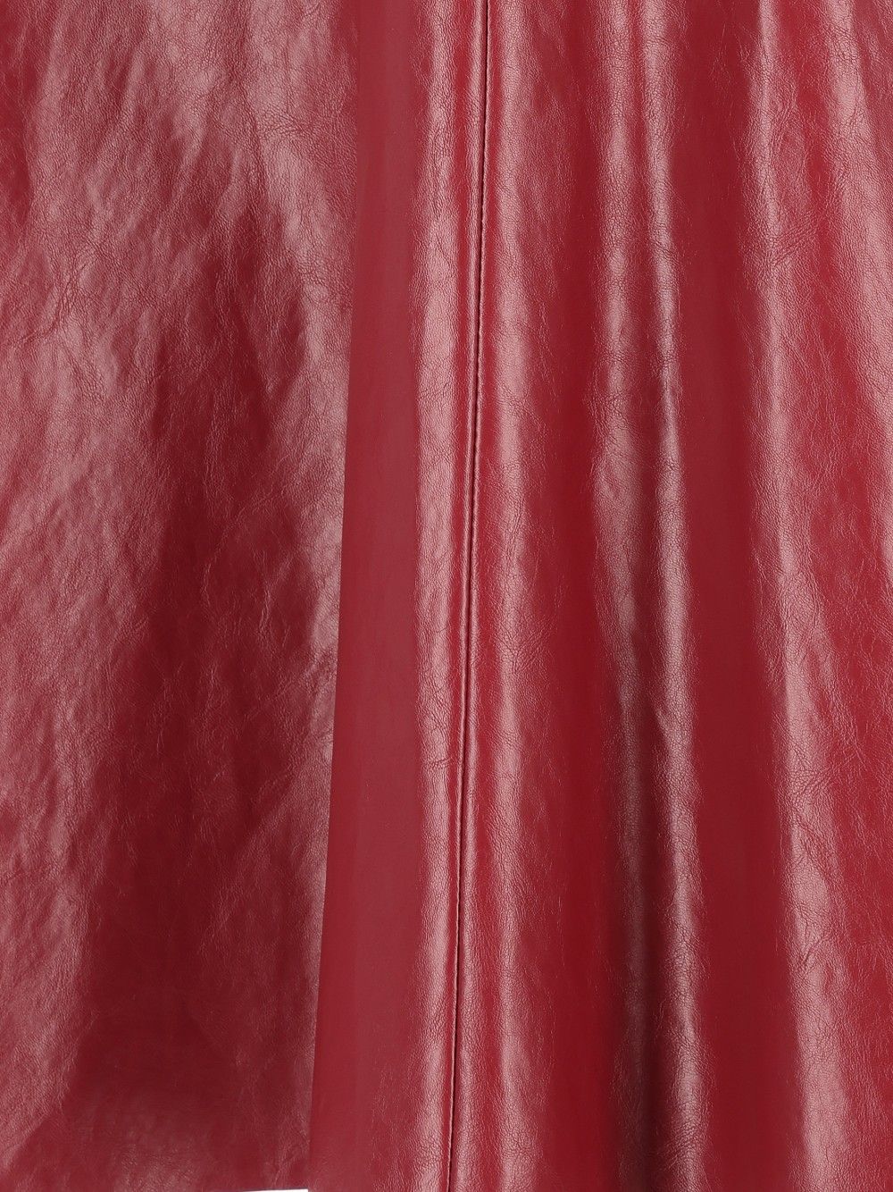 Federica Tosi Gonna A Ruota Pelle Metallo Skirts - Red | 3b3b1a9e8203c8782ac33c96e450244ebac68550