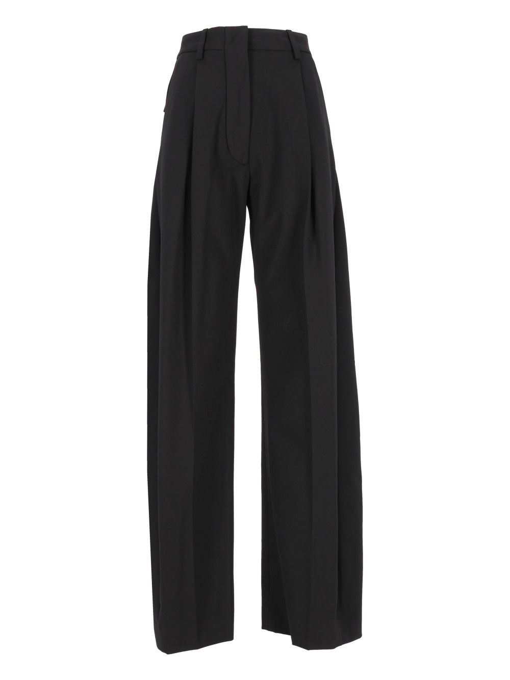 Thelatest E-Billie 3111 W0206 Misto Lana Trousers - Black | aaed24a636601b40c25abb08766415a8ce473a69