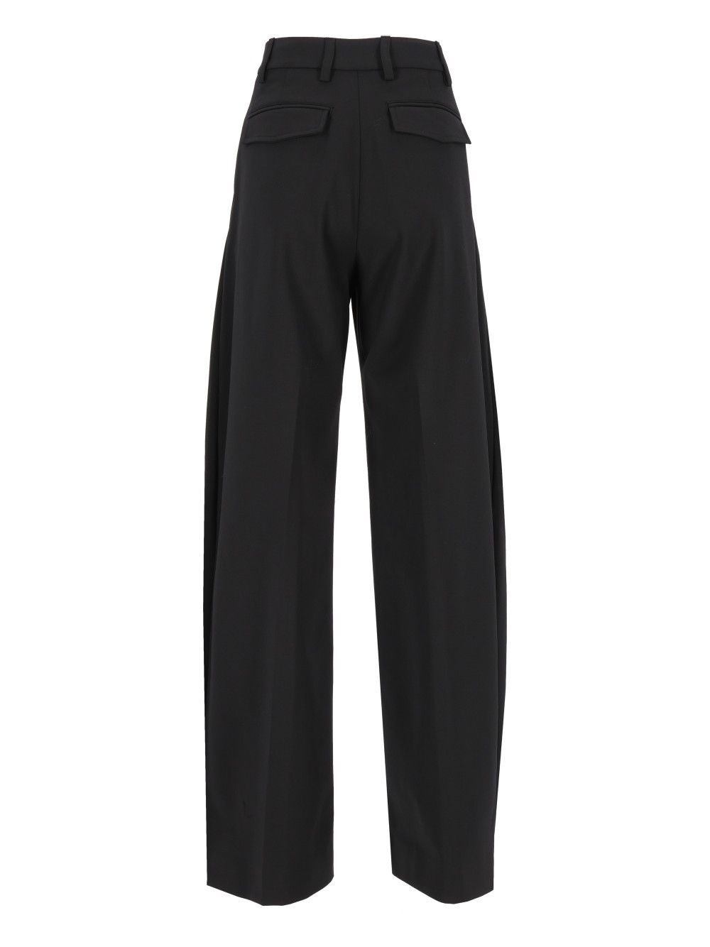 Thelatest E-Billie 3111 W0206 Misto Lana Trousers - Black | 3460f7250a2b5713cb42e1563f9848460412c37a