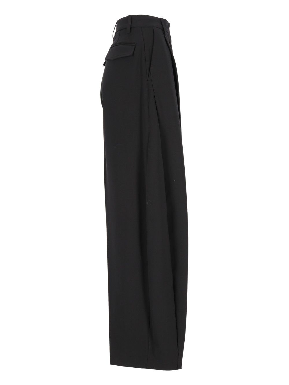 Thelatest E-Billie 3111 W0206 Misto Lana Trousers - Black | 30e9245bd26695d8f9b7ff9f453a3a17f7c88166