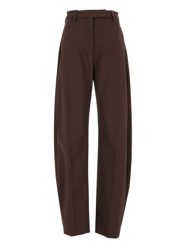 Thelatest E-Dina 3122 W0206 Misto Lana Trousers - Brown | 2141a738643c5717d3bdd528e71a37da81ac59cf