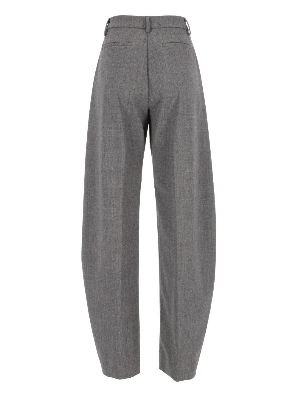 Thelatest Dina Trousers - Grey | 67ccc68605f9ba0218df624b6cb15899a3337964