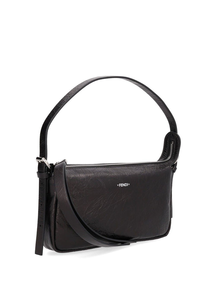 Fendi Zip Top Small Vit Jamie Shoulder Bags - Black | 09b5524e4482caf20ee7d10f37ef3497d3bc304d
