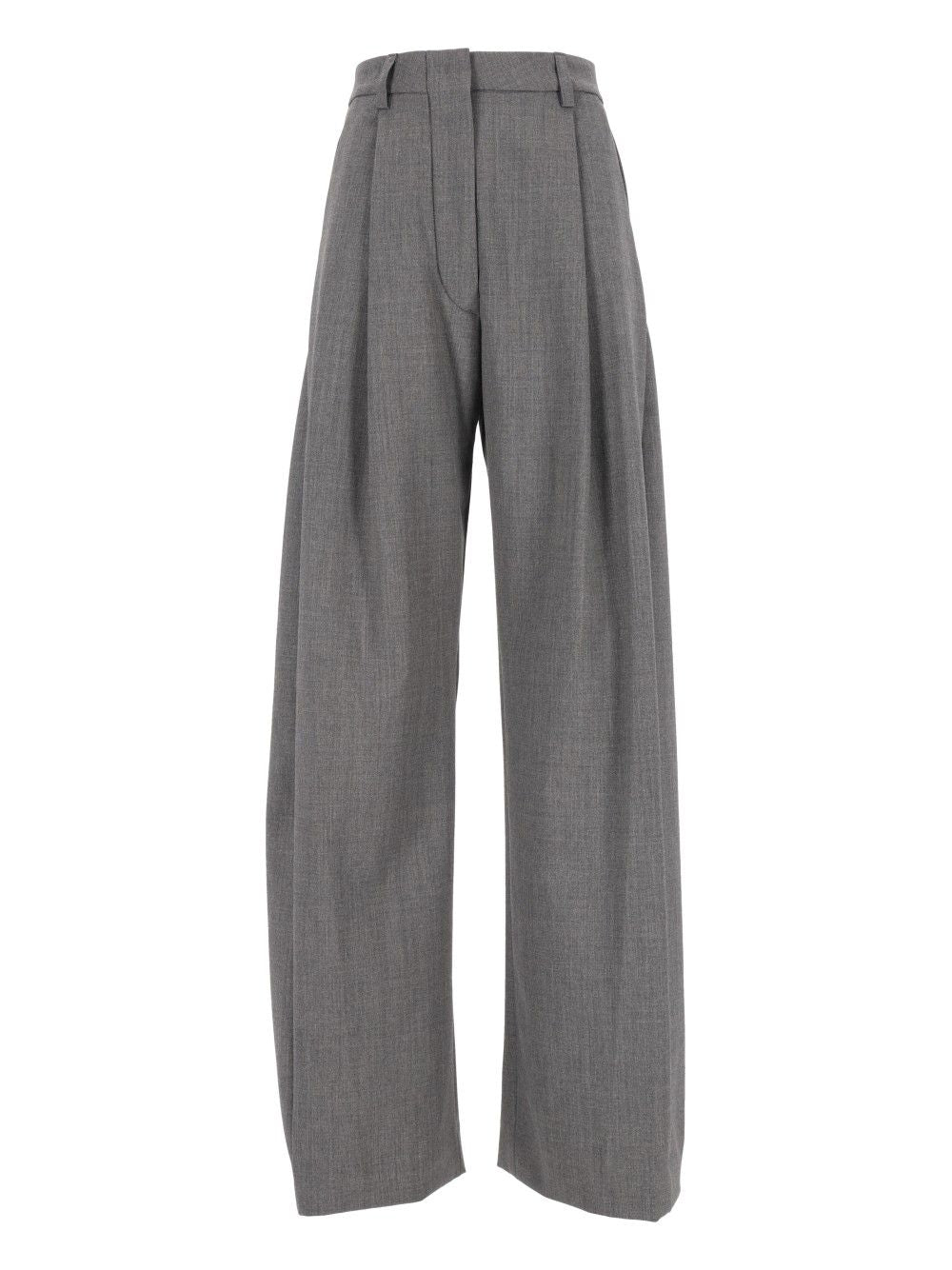 Thelatest E-Billie 3111 W0206 Misto Lana Trousers - Grey | 9fc4ff042c0df4e6f6f7b9f04b262e4bb3393303