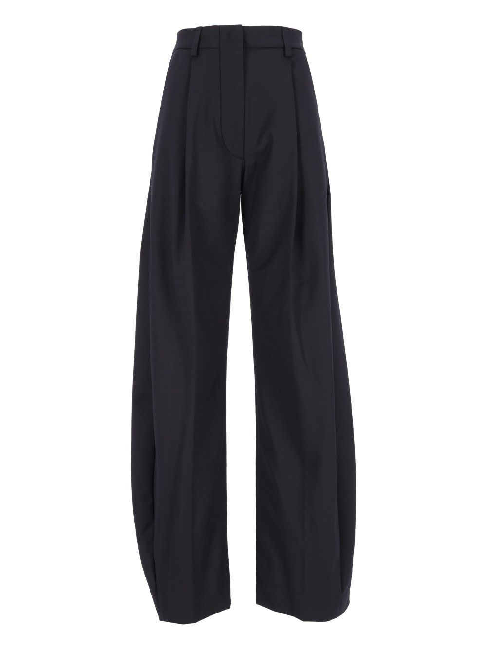 Thelatest E-Billie 3111 W0206 Misto Lana Trousers - Blue | 8ab8c959199ef2a5c927063c524822695285b48c
