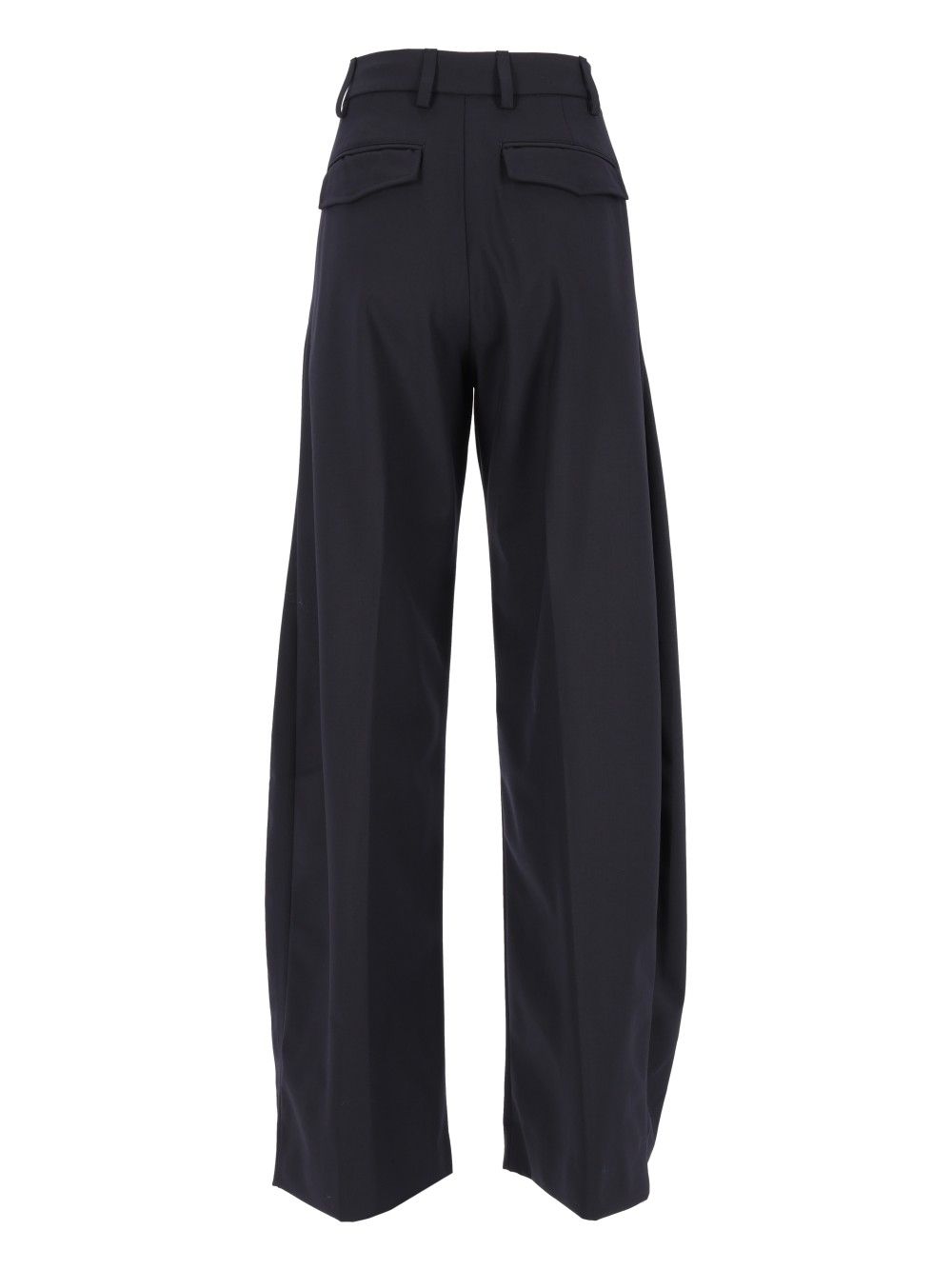 Thelatest E-Billie 3111 W0206 Misto Lana Trousers - Blue | 43168b41426c4208d2056e725b13ec2498503f95