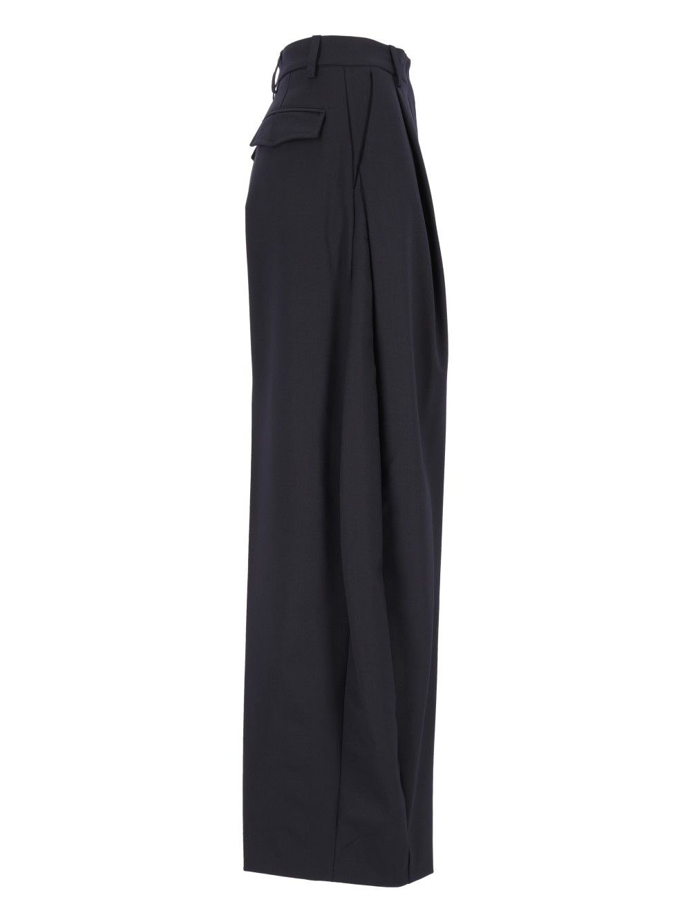 Thelatest E-Billie 3111 W0206 Misto Lana Trousers - Blue | aca98a63e95646bd880b3470de2e2a3c8406d06d