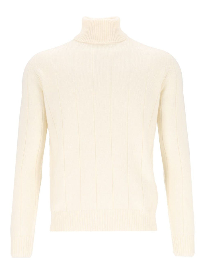 Al Duca D'Aosta Turtleneck Jumper Knitwear - White | 354390d801f30ad196e211d0fafd3c8dbb363a80