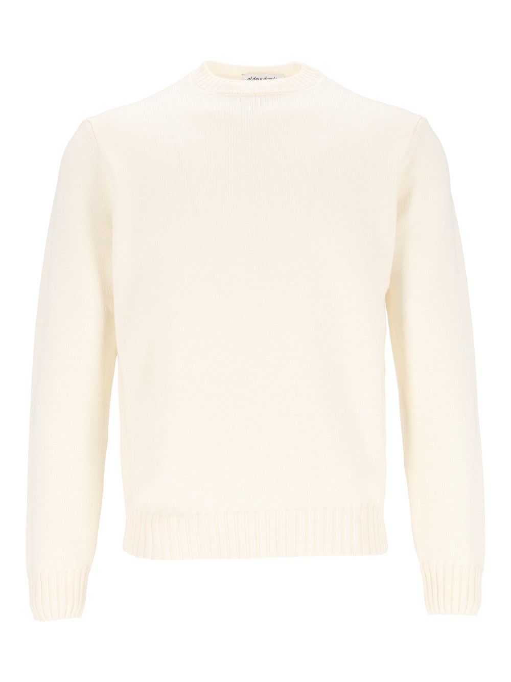 Al Duca D'Aosta Crewneck Jumper Knitwear - White | 8db2c35a4466416ae4336e073de3762960c310e7