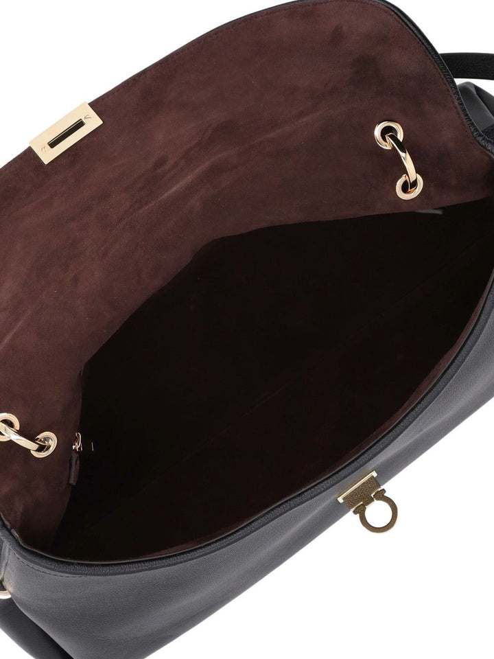 Ferragamo “Sofia” Bag Shoulder Bags - Black | f7615ed00789bc40828476f77a7ea8fb92771f3c