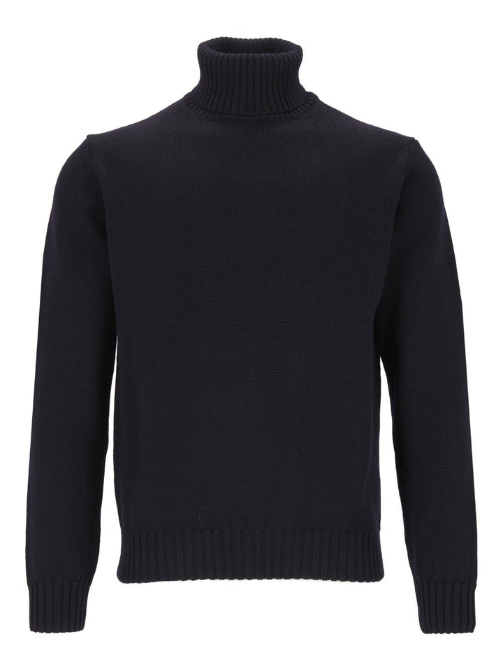 Al Duca D'Aosta Turtleneck Jumper Knitwear - Blue | c51b3390f3e72f20261b16f26ffe929fb08124c3
