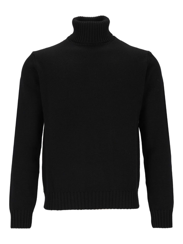 Al Duca D'Aosta Turtleneck Jumper Knitwear - Black | 458608fc9112fae099b3c6e216f856e3404129e1