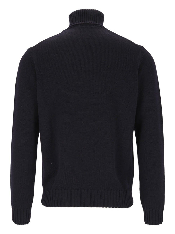 Al Duca D'Aosta Turtleneck Jumper Knitwear - Blue | ac59ad2a38223bbe0b01a0690e83c2ab838b8ab2