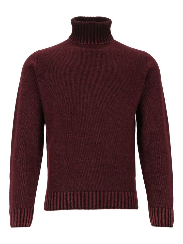 Al Duca D'Aosta Turtleneck Sweater Knitwear - Bordeaux | 6e9d27436f8729263ce3f836ec2999aaae2aadf8