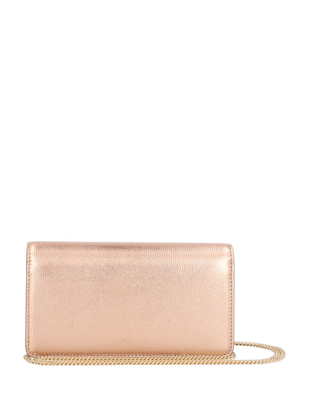Valentino Garavani Vlogo Signature Mini Bag Vit.Soft Grain Lam./A.Light Gold-Strass Handbags - Rose | f3b6307e7504af0ed48f23aa03305c5562dfa234