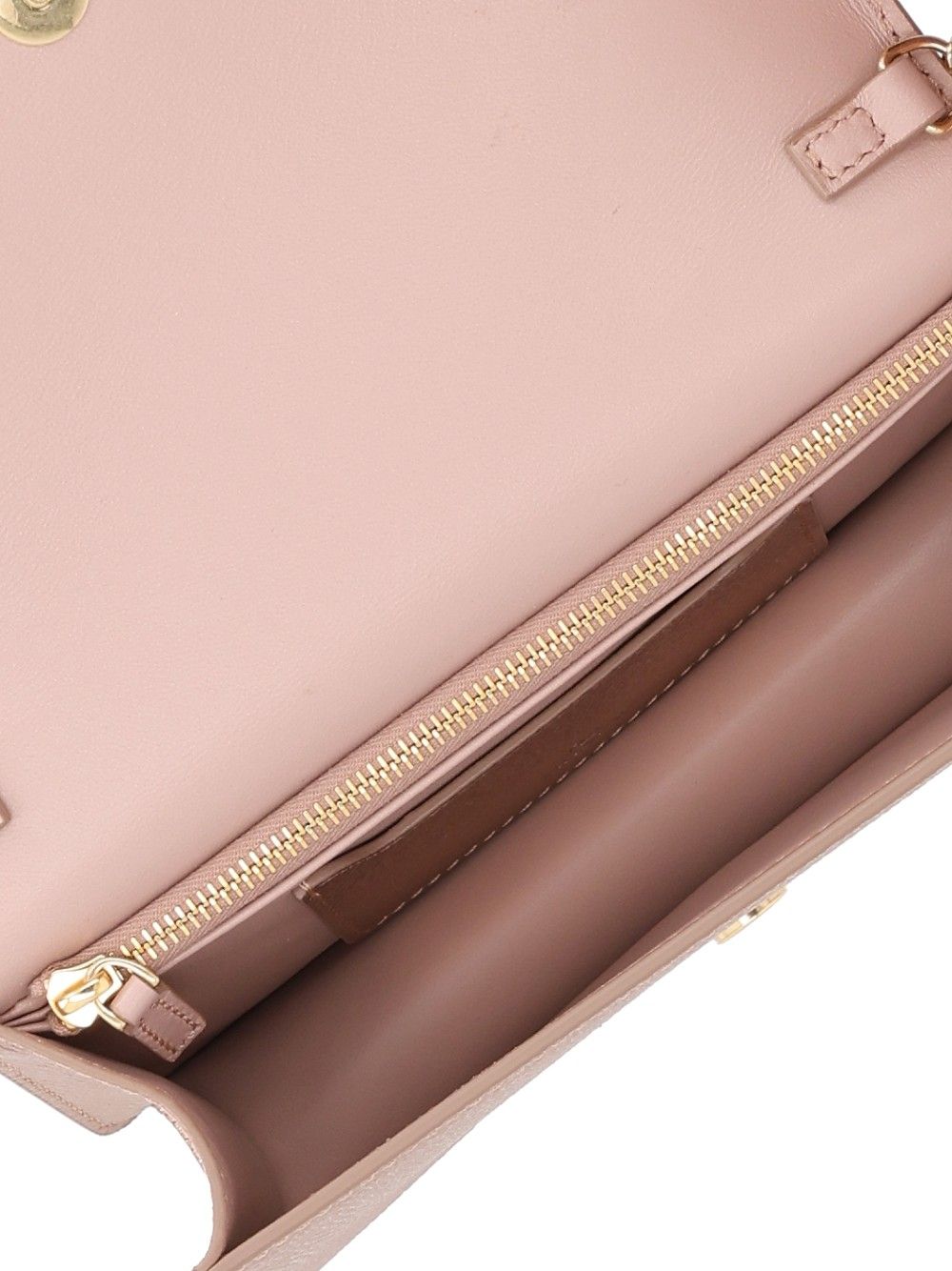Valentino Garavani Vlogo Signature Mini Bag Vit.Soft Grain Lam./A.Light Gold-Strass Handbags - Rose | 7a989f65217869993e57fa18adef22992b0bdabc
