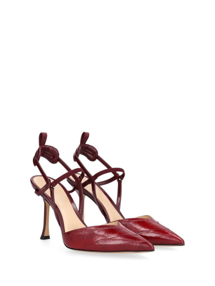Fendi Very Colibrí  Slingback Pumps - Bordeaux | 6d7c7eaf98af928280d4f14b885c8dfa86aa4dc5