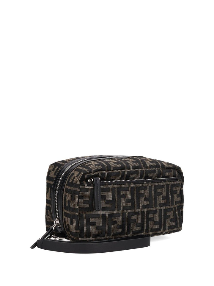 Fendi Compact Beauty Case Small leather goods - Black | 530098eac737e723fd88d2ecb019a4718e2b73e8