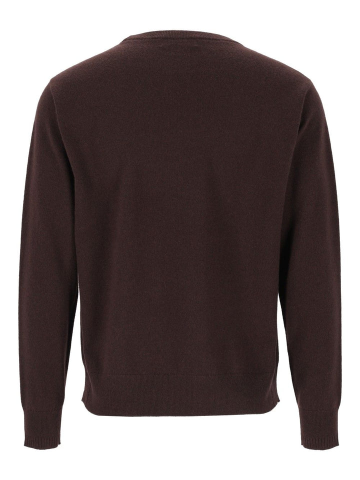 Dries Van Noten Muroli Creneck Sweater Knitwear - Brown | 5aeb69b75d4533074d42ed8a6db7aad29182f26c