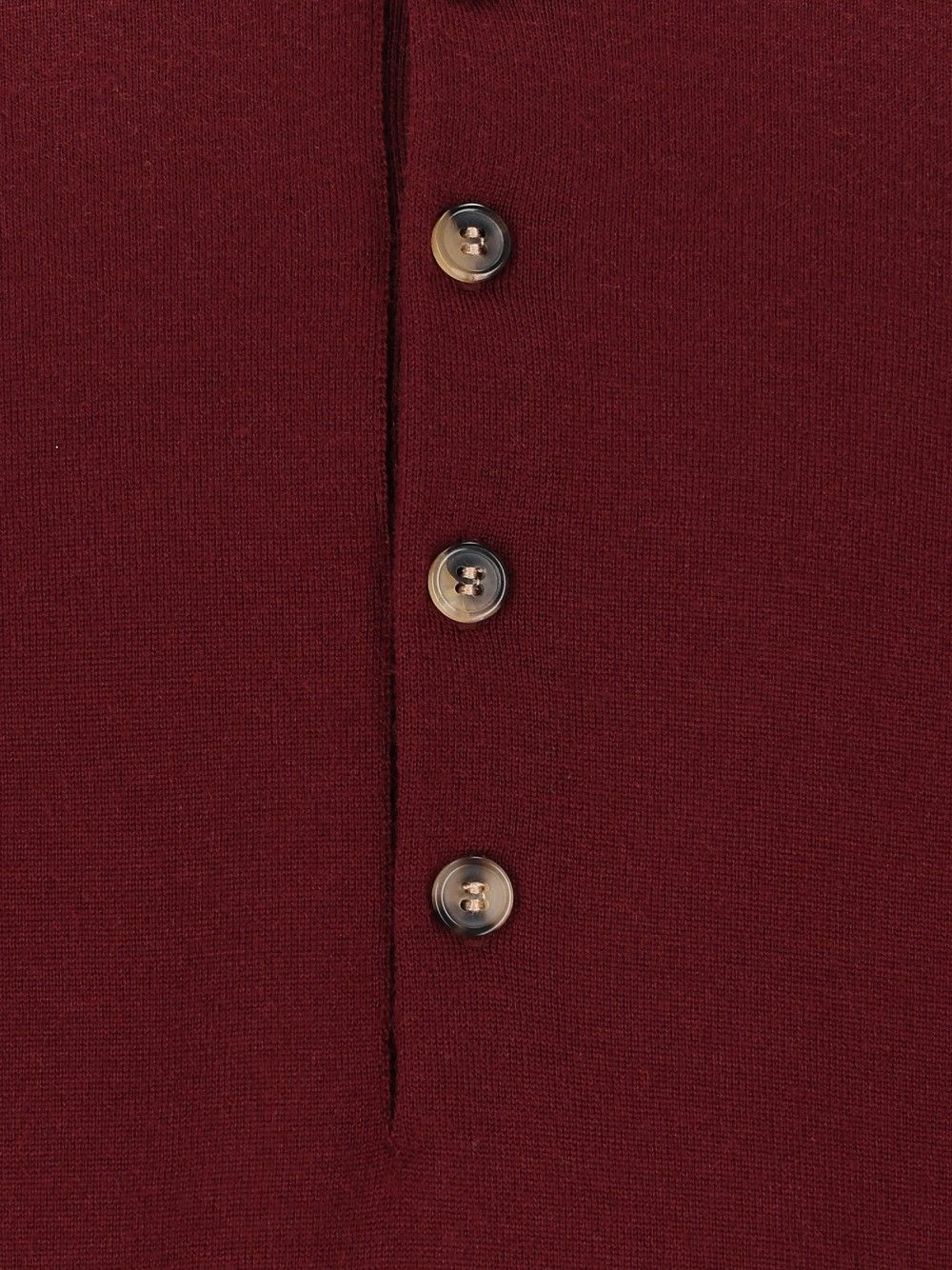 Dries Van Noten Muano Wool Polo Shirt Knitwear - Bordeaux | e85118b2a79e07a25659c54c1975408013a4e3c2