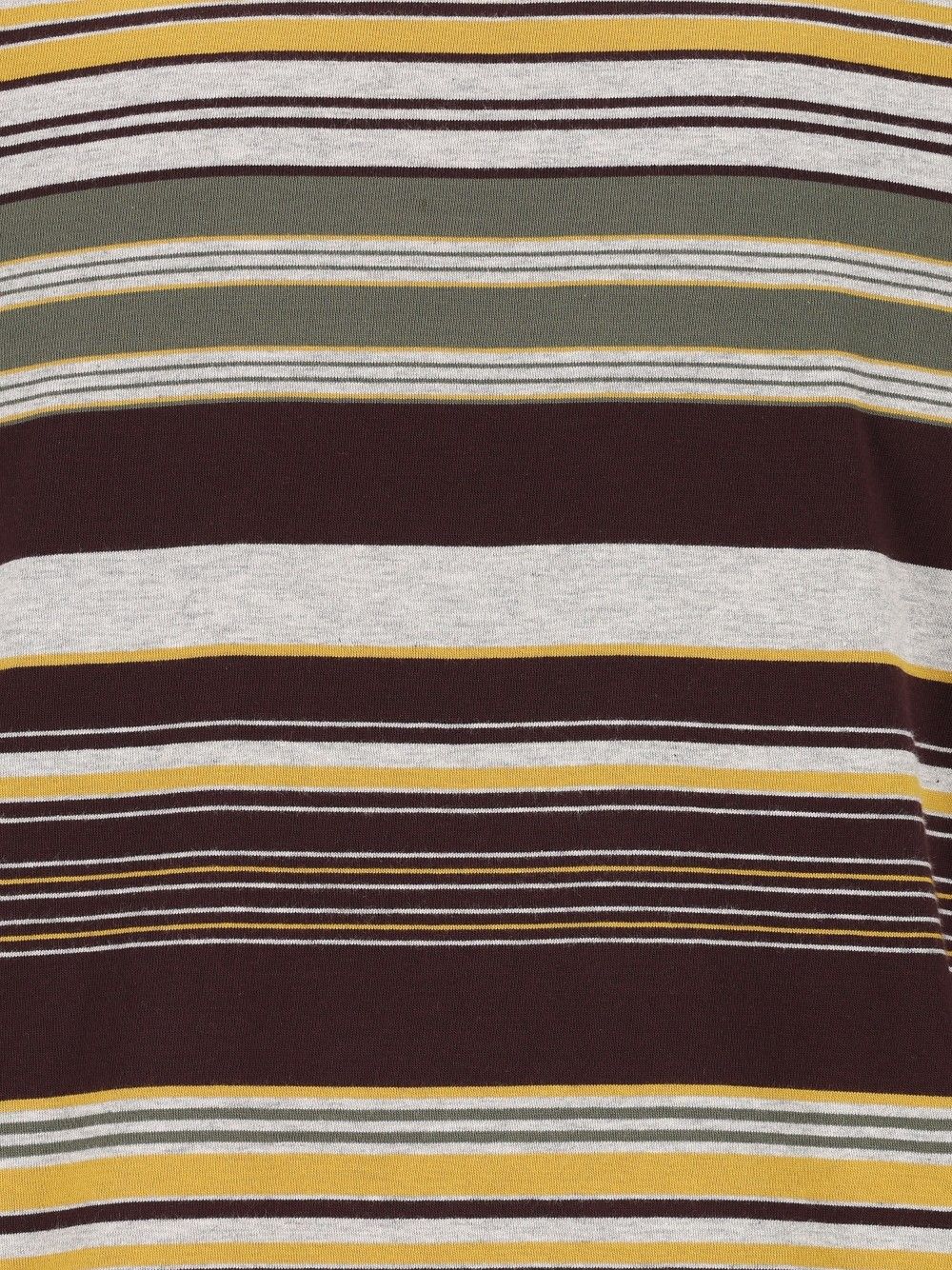 Dries Van Noten Printed Stripes  L/S T-Shirt - Bordeaux | 8624d76f3ddc79e2bd97a585e6e7d9af76eb8c75