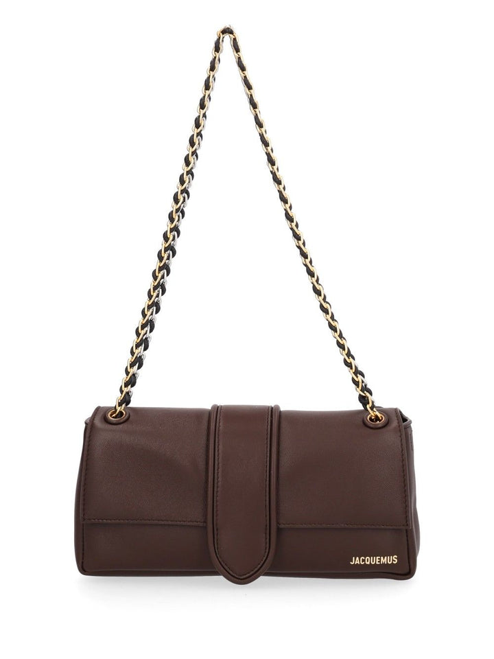 Jacquemus Bambino Chaine Shoulder Bags - Brown | e4ceacfd68aa59e9d3db41deac380dfd87fd4e34