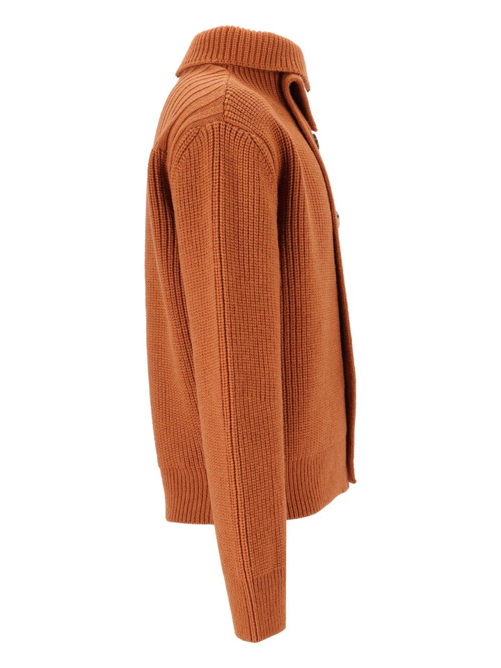 Dries Van Noten Marino Wool Cardigan Knitwear - Yellow | 3868708dedfaaeee24854f92e3ec6ec8558b30d8