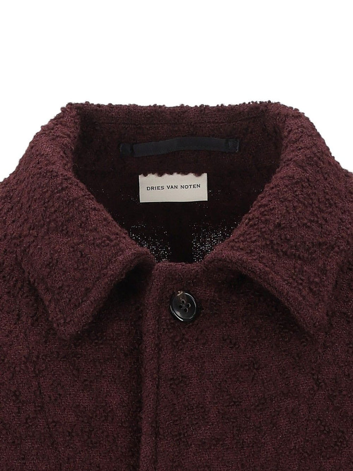 Dries Van Noten “Braxton” Jacket Jackets - Bordeaux | 5b99a5e4a8303df4aeb648acf9e92bb0c7901b14