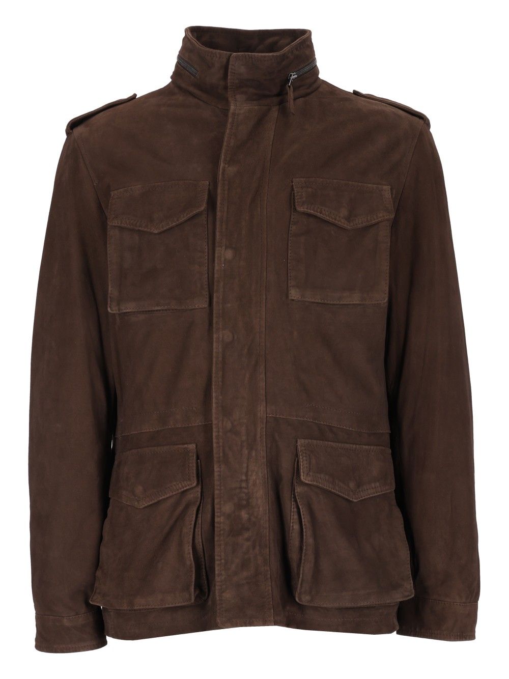 Al Duca D'Aosta Field Jkt 100 Suede Interno  100 Lana Jackets - Brown | 420b14f73e797b8b228070924878c70fe2f1127f