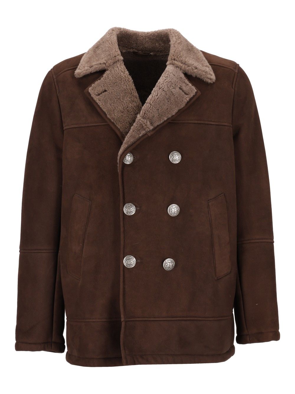 Al Duca D'Aosta Montone 100 Merinillo Coats - Brown | a96f670c01c407281d41fd88afada6122806862a