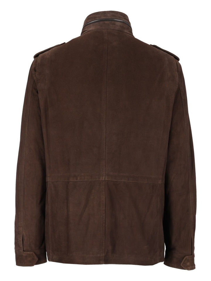 Al Duca D'Aosta Field Jkt 100 Suede Interno  100 Lana Jackets - Brown | dc7177370c064494d82ded58a50ea0bfca85dfff
