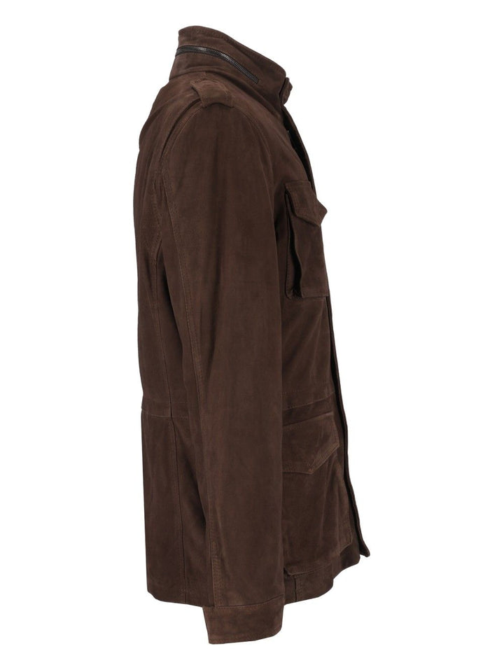 Al Duca D'Aosta Field Jkt 100 Suede Interno  100 Lana Jackets - Brown | d97af286d166563aea30b85339bc752418cfbce1