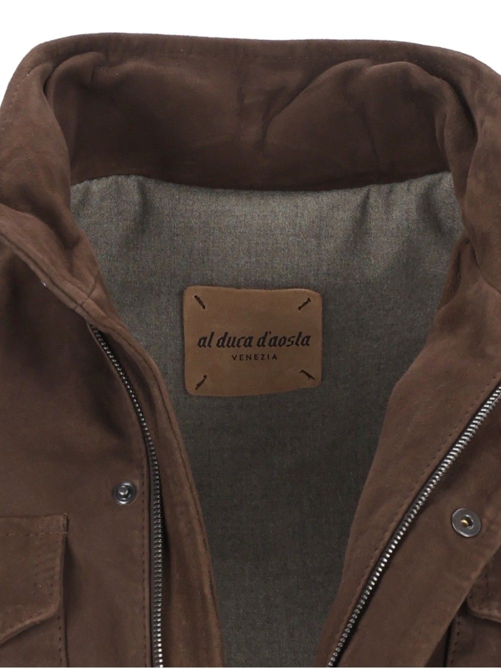 Al Duca D'Aosta Field Jkt 100 Suede Interno  100 Lana Jackets - Brown | 5eb9011f19d46ff34e3c550346f0d142d4857e2e