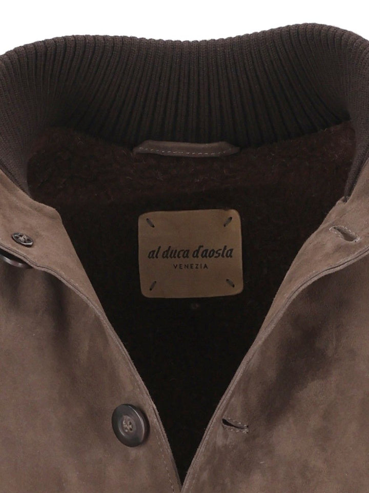 Al Duca D'Aosta Valstar Bottoni Con Interno Thermore 100 Leather Jackets - Brown | 4ede8687286904a0bb9bc43ad2961129fecac0bd