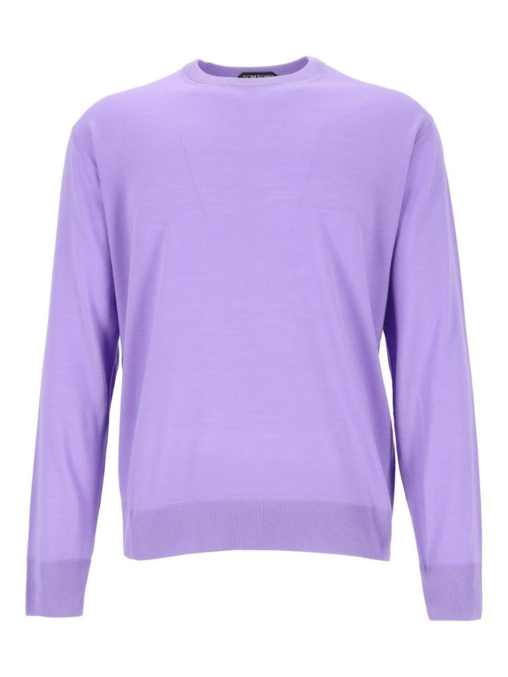 Tom Ford Merino Wool Sweater Knitwear - Violet | 767ba84933b4dcea5c38de40a85327a58a1b5a7f