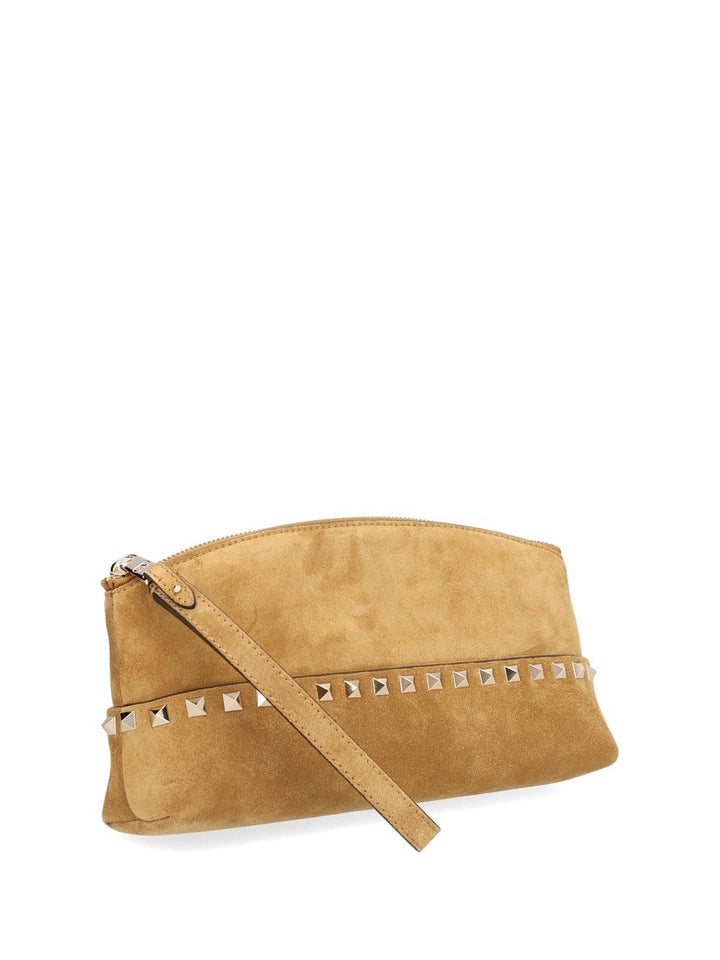 Valentino Garavani Suede Pouch Small leather goods - Beige | 4bb4db76dbc5d1973215c174d8becd82a357b716