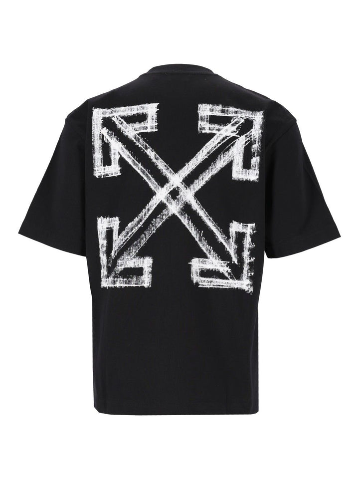 Off-White Motion Arrow T-Shirt - Black | 089645fffafee58a926ce96b12507ba5a2cdea51