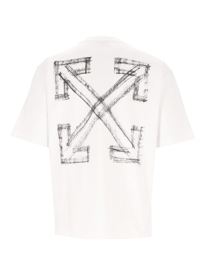 Off-White Motion Arrow Skate S/S Tee T-Shirt - White | 543491d147d9faf2eb18675a31e2f0e450b04098