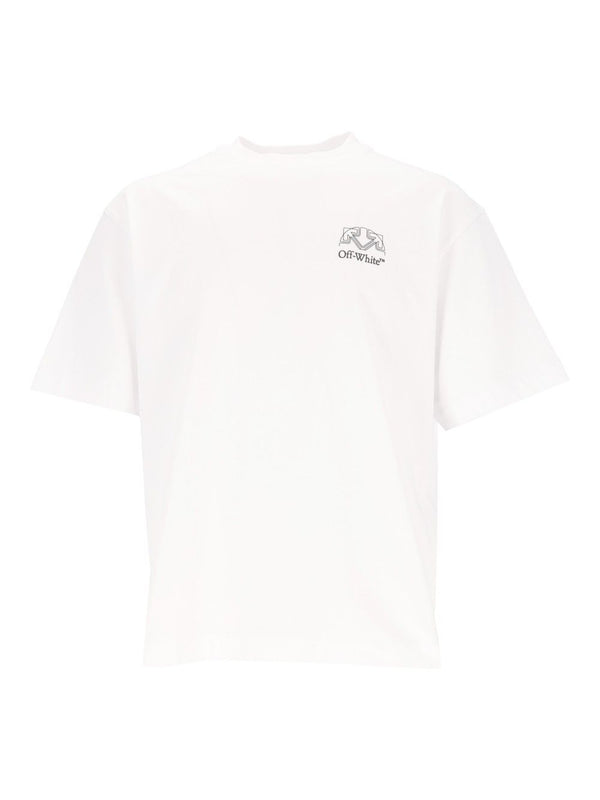 Offline Half Arrow Skate S/S Tee T-Shirt White