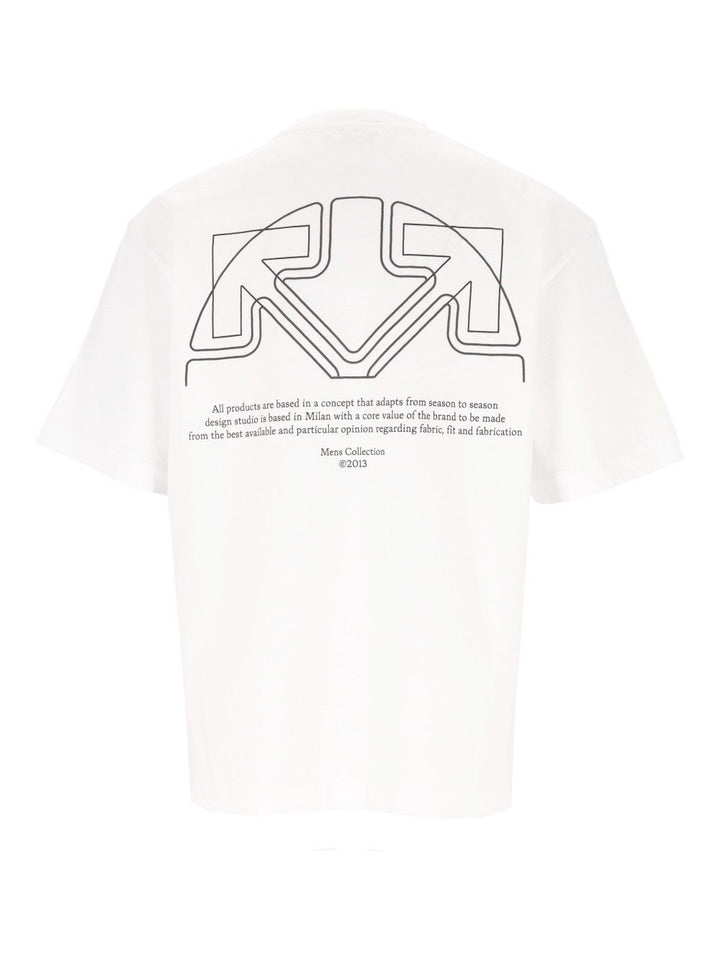 Off-White Skate  Half Arrow T-Shirt - White | 8a391d4e6e41fc64cd97a360a9f445fc99f19303