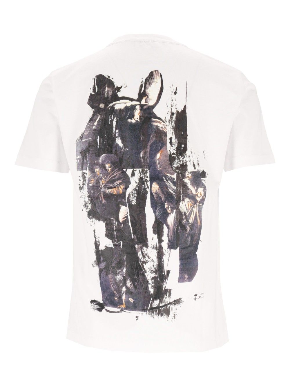 Off-White Torn Mercy Regular S/S Tee T-Shirt - White | 3ac4a939af3c769565f2b77dfc648b7407ab7f43