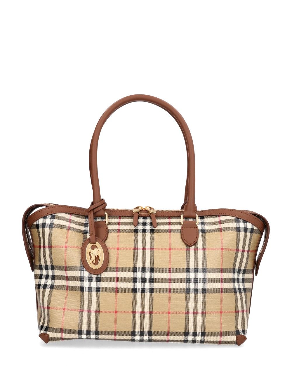 Burberry Ll Sm Zipped Tote Ysa Handbags - Beige | 953f1a4320a449b38bfa6166293451eb5f240ba6