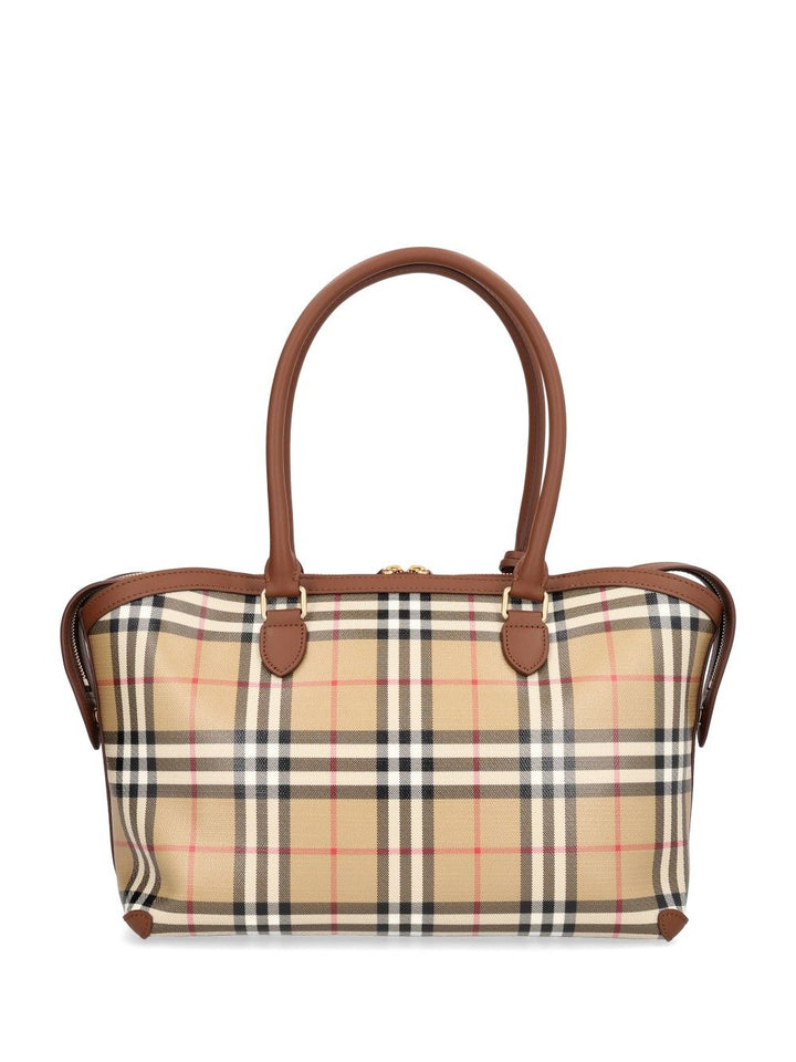 Burberry Ll Sm Zipped Tote Ysa Handbags - Beige | 8b5c1cda73fb03f04aa969ff2ae886f0f9d74e34