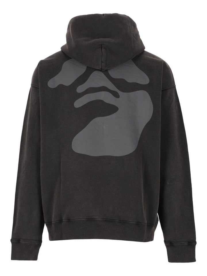 Off-White Swimming Face Skate Hoodie Sweatshirts - Black | abdfdbb0884d6accc4ffb93f69ac0bebf194775e
