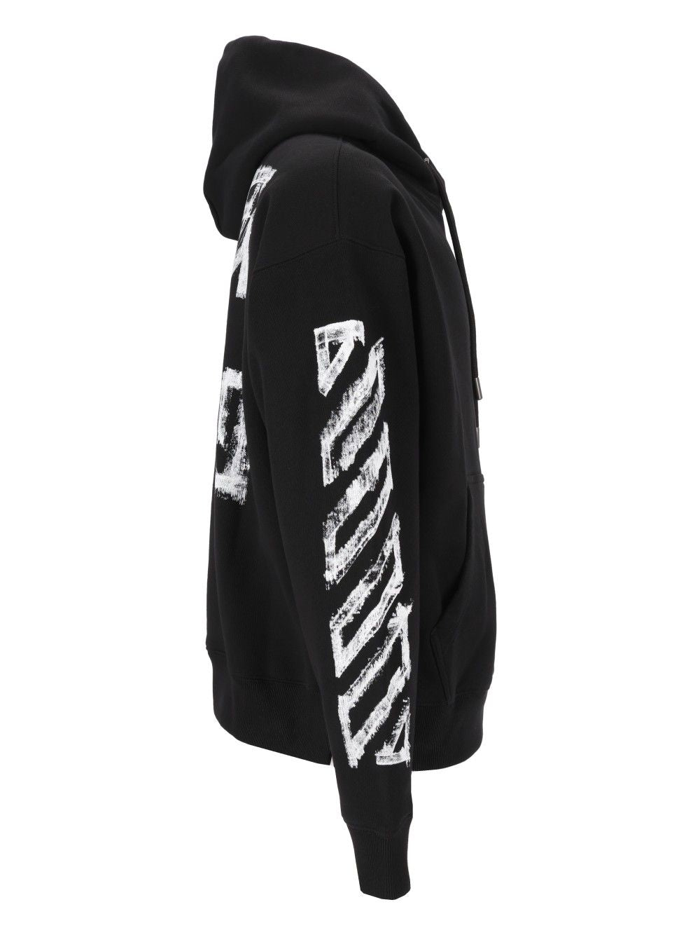 Off-White Motion Arrow Skate Hoodie Sweatshirts - Black | bcad1610bae41488c86293ec049def962cb70565