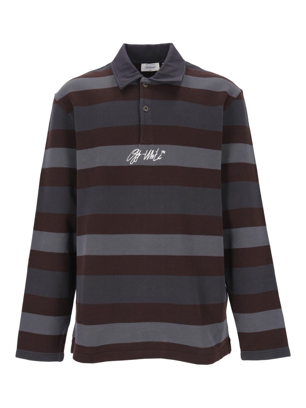 Off-White Long-Sleeved Polo shirt - Multicolor | e4c837b62aecc55382246f412986b78f6332ec16
