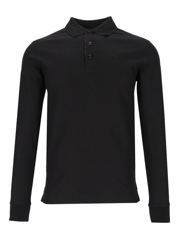 Eddie Ekd Ls Polo Shirt Black
