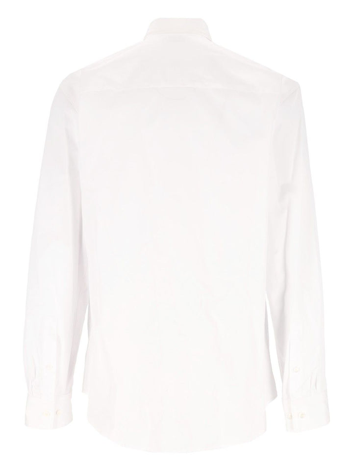 Dries Van Noten Poplin Shirt With Tie Shirts - White | 9abdb6000293399f05d6a3576cc1c63bec070058